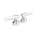 Juego de manerales cono p/lavabo-fregadero, cromo, BASIC