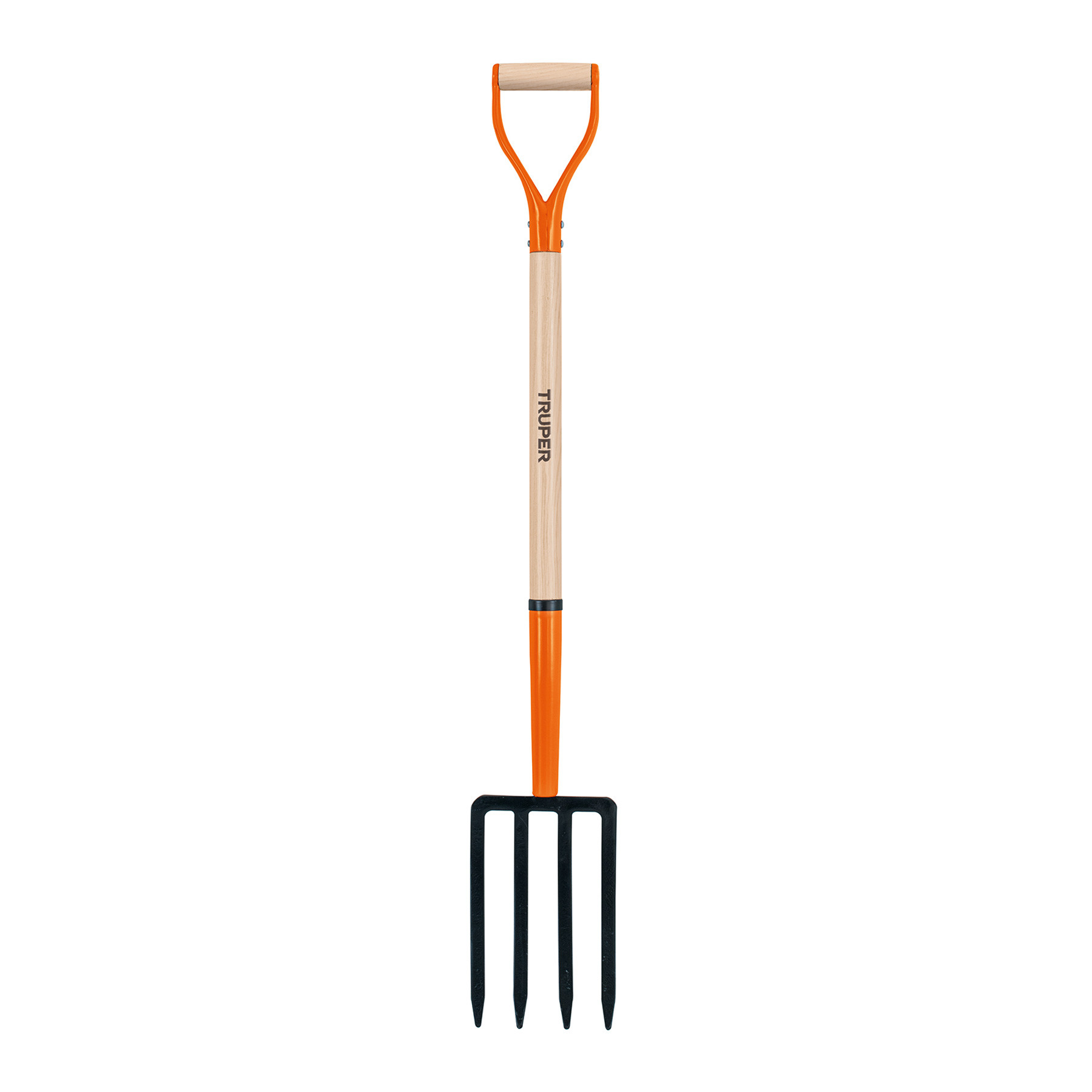 Bieldo para jardín, 4 dientes, mgo 34", puño "Y", TRUPER