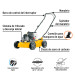 Podadora con motor a gasolina de 3 HP, 16" de corte, PRETUL