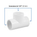 Tee sencilla de PVC 1-1/4", FOSET