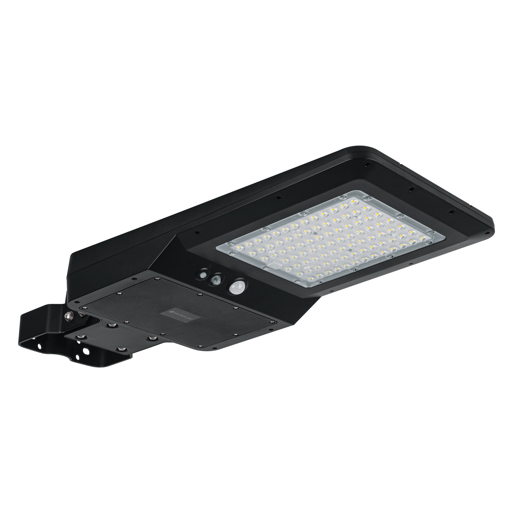 Luminario suburbano solar LED 40 W 6500 K con control remoto