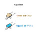 Carretilla 5 ft3 Imponchable, bastidor tubular, Truper