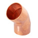 Codo 45° de cobre 1-1/2", FOSET