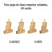 Juego manerales palanca para regadera, satín, ELEMENT