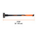 Marro octagonal 6 lb, mango fibra de vidrio 36", TRUPER