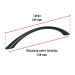 Jaladera de 128mm, línea Arco, negro, HERMEX