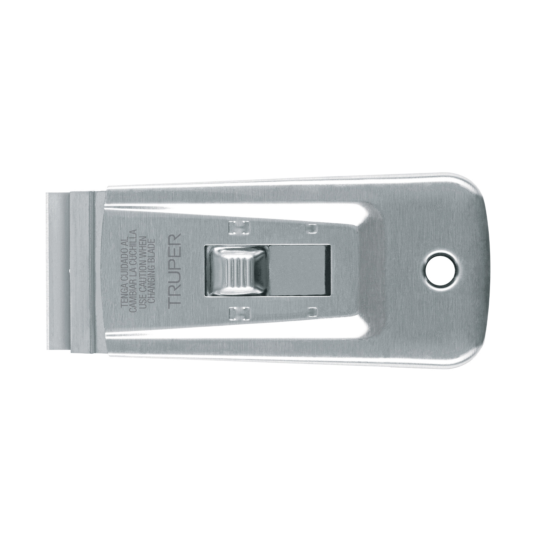 Raspador de acero inoxidable con cuchillas de 1-1/2", TRUPER