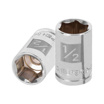 Dado de 1/2", 6 puntas, cuadro 3/8", TRUPER