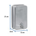 Dosificador de acero inox. para jabón líquido, FOSET