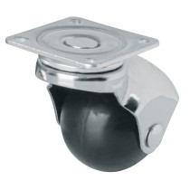Rodaja esférica, 40 mm con placa, FIERO