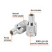 Dado de 4 mm, 12 puntas, cuadro 1/4", TRUPER