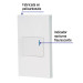 Placa armada 1 interruptor de 3vías, 1.5mód, Española,blanco