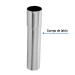 Extensión 15 cm latón cromado para contra de lavabo, 1-1/4"