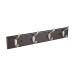 Perchero para pared con 4 ganchos, 10 cm, satinados, HERMEX