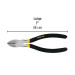 Pinza de corte diagonal 7" mango de PVC, PRETUL