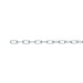 Metro de cadena galvanizada de 1/8", 75 m en cubeta, FIERO