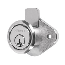 Cerradura para mueble, modelo 21, cromo, HERMEX
