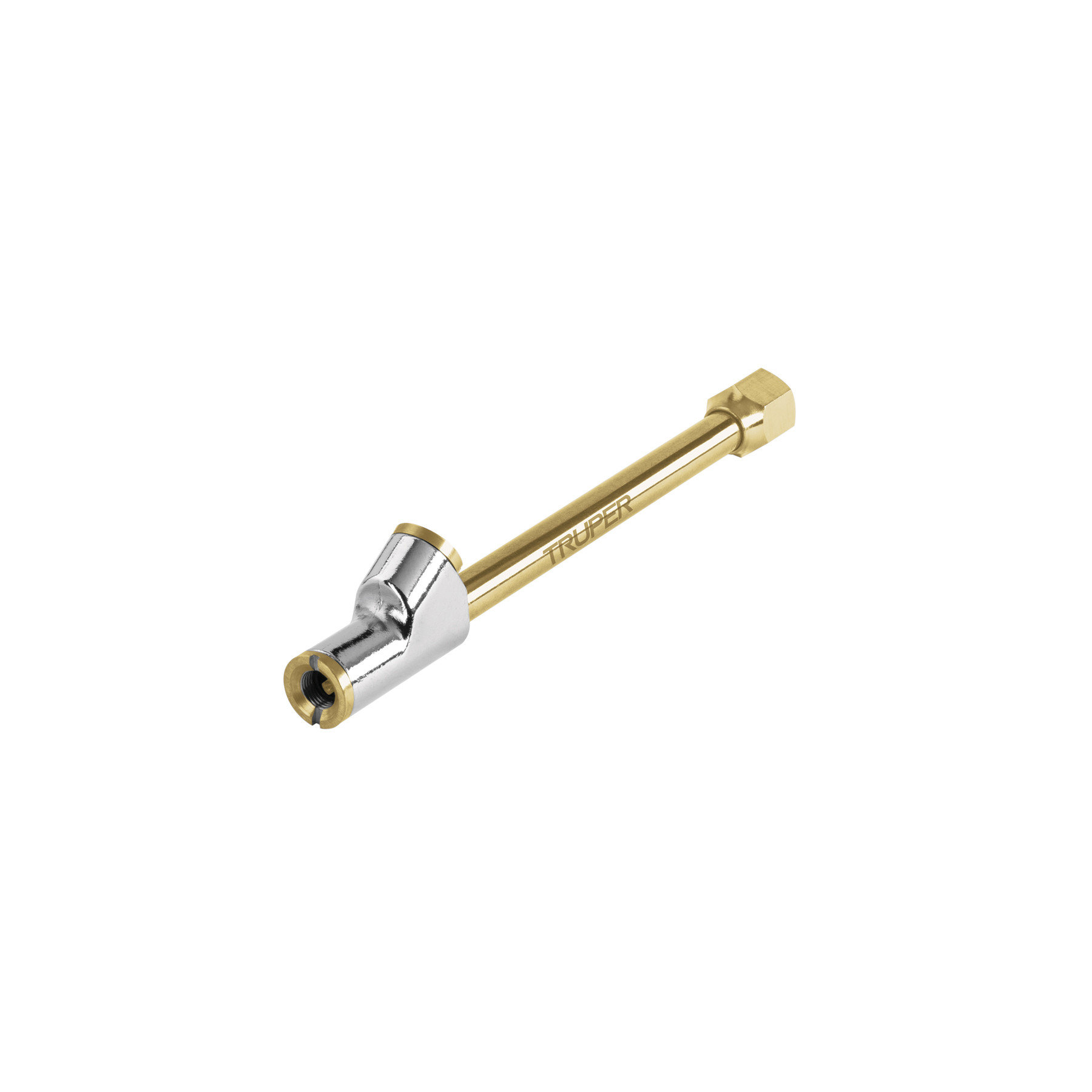 Inflador de cabeza doble, cuerda 1/4" NPT, TRUPER