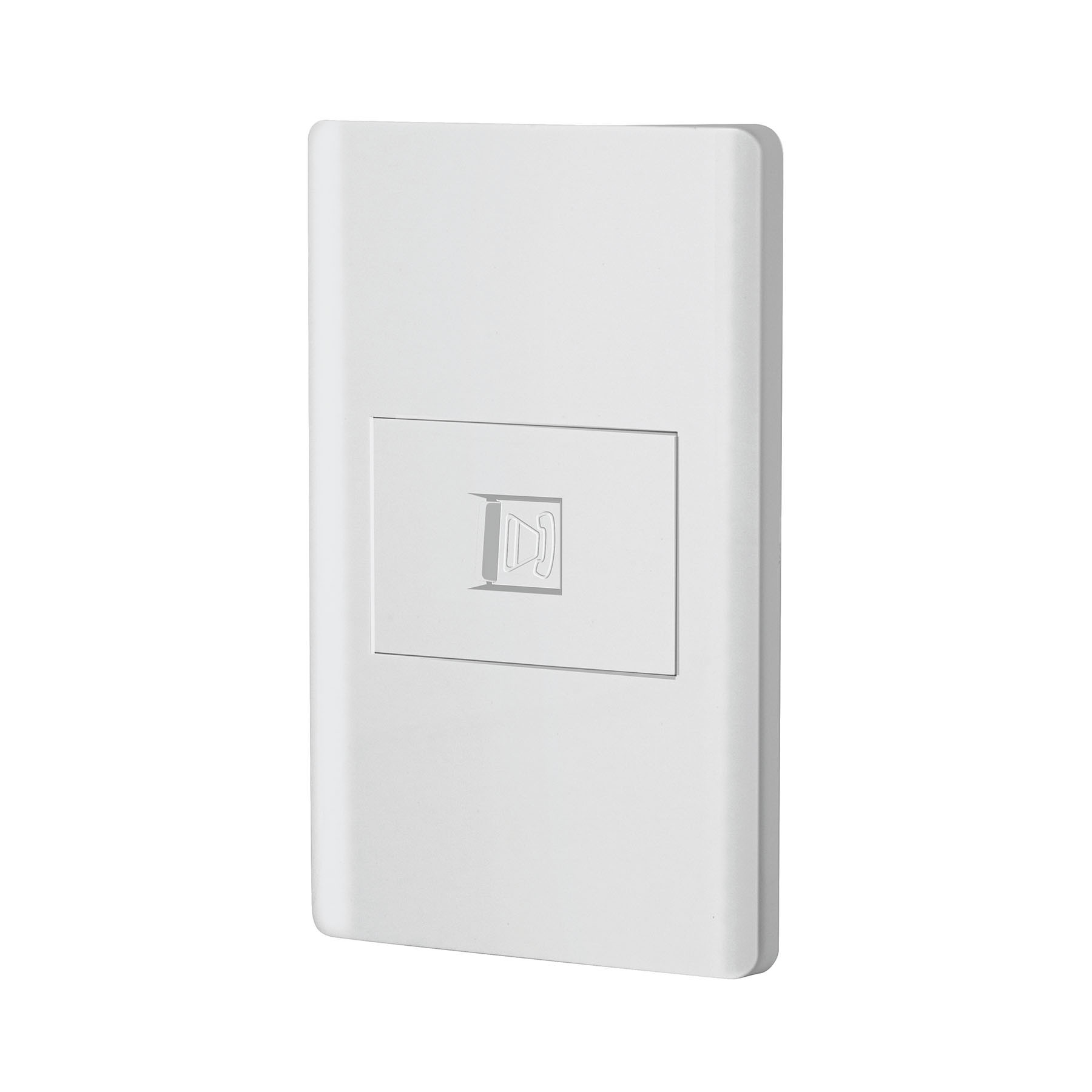 Placa armada blanca 1 toma para teléfono 1.5 mód, Lisboa