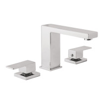 Mezcladora para lavabo taladros separados, cromo, FOSET KUBO