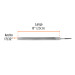 Lima triangular 8" para machete, 36 dpp, TRUPER