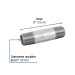 Niple de acero galvanizado 1/2" x 3", FOSET