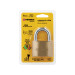Candado de latón 50 mm llave tetra en blíster, HERMEX BASIC