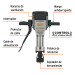 Martillo demoledor HEX 30 kg, 62J, 2000W, TRUPER EXPERT