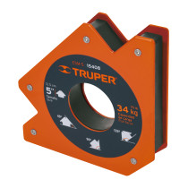 Escuadra magnética para soldar de 5", carga 34 kg, TRUPER