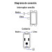 Placa armada contacto e interruptor sencillo, VOLTECK BASIC
