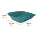 Carretilla 5 ft3 Imponchable, bastidor tubular, TRUPER