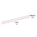 Varilla roscada de 1 m x 3/16", FIERO