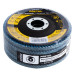 Disco laminado 4-1/2", grano 80 centro 7/8", fibra, PRETUL