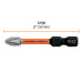 Estuche con 15 puntas de cruz PH2 de impacto largo 2"