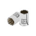 Dado de 12 mm, 12 puntas, cuadro 1/4", TRUPER