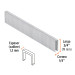 Caja con 5000 grapas corona 1/4" calibre 18, 19mm p/ENNE-120