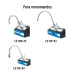 Maneral repuesto para monomando, cromo, FOSET