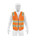 Chaleco de seguridad de alta visibilidad, naranja, G, EXPERT