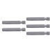 Estuche con 5 puntas hexagonales de 6 mm largo 2", EXPERT