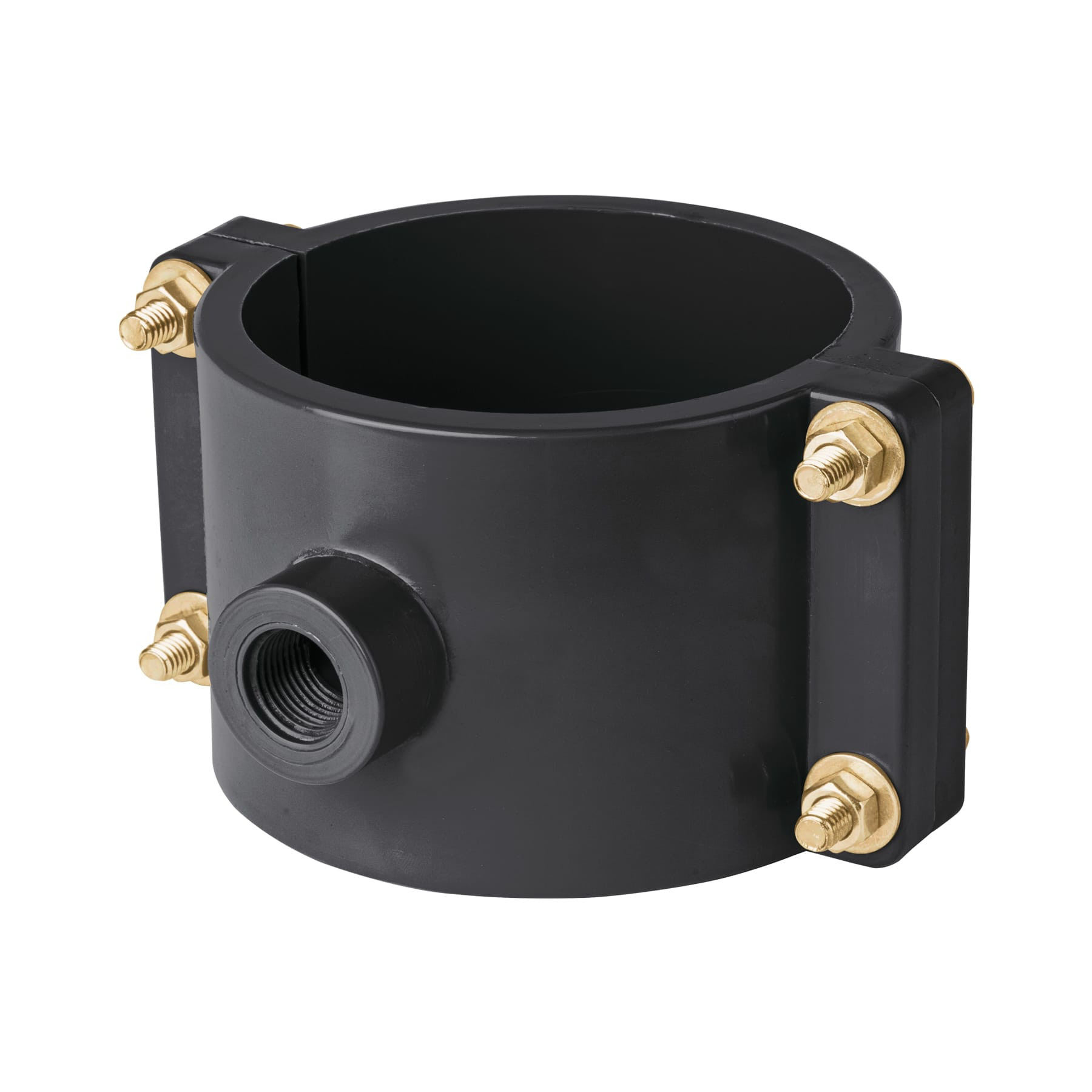 Abrazadera para toma domiciliaria PP 4" x 1/2", FOSET