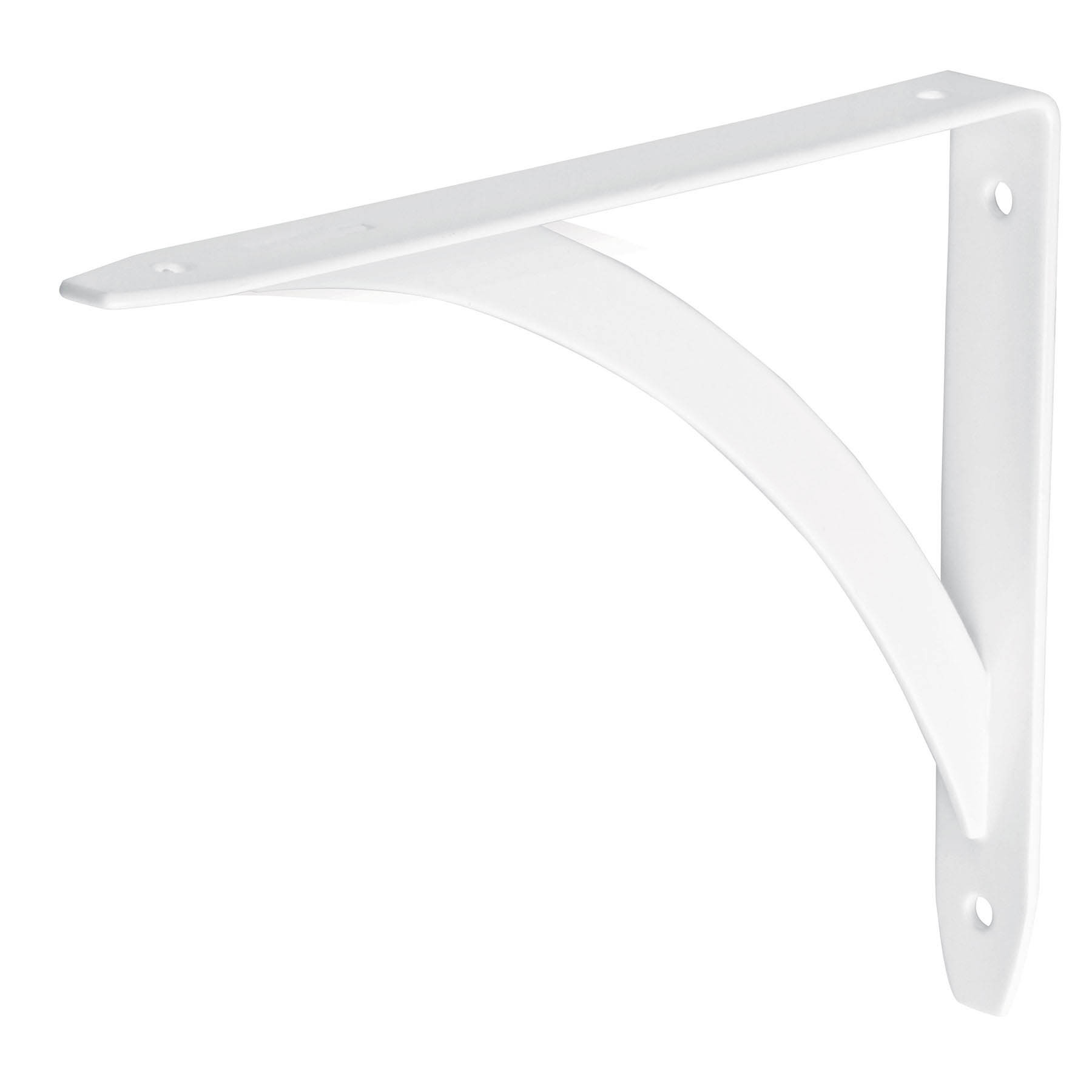 Ménsula reforzada blanca 5 x 7", diseño barra, FIERO