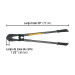 Cortapernos 30", mango tubular, PRETUL