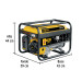 Generador portátil 2.5 kW motor a gasolina, PRETUL