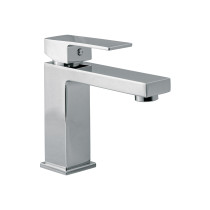 Monomando corto para lavabo, cromo, FOSET KUBO