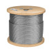 Metro de cable rígido 1/4" de acero 7x7 hilos, 300 m, FIERO