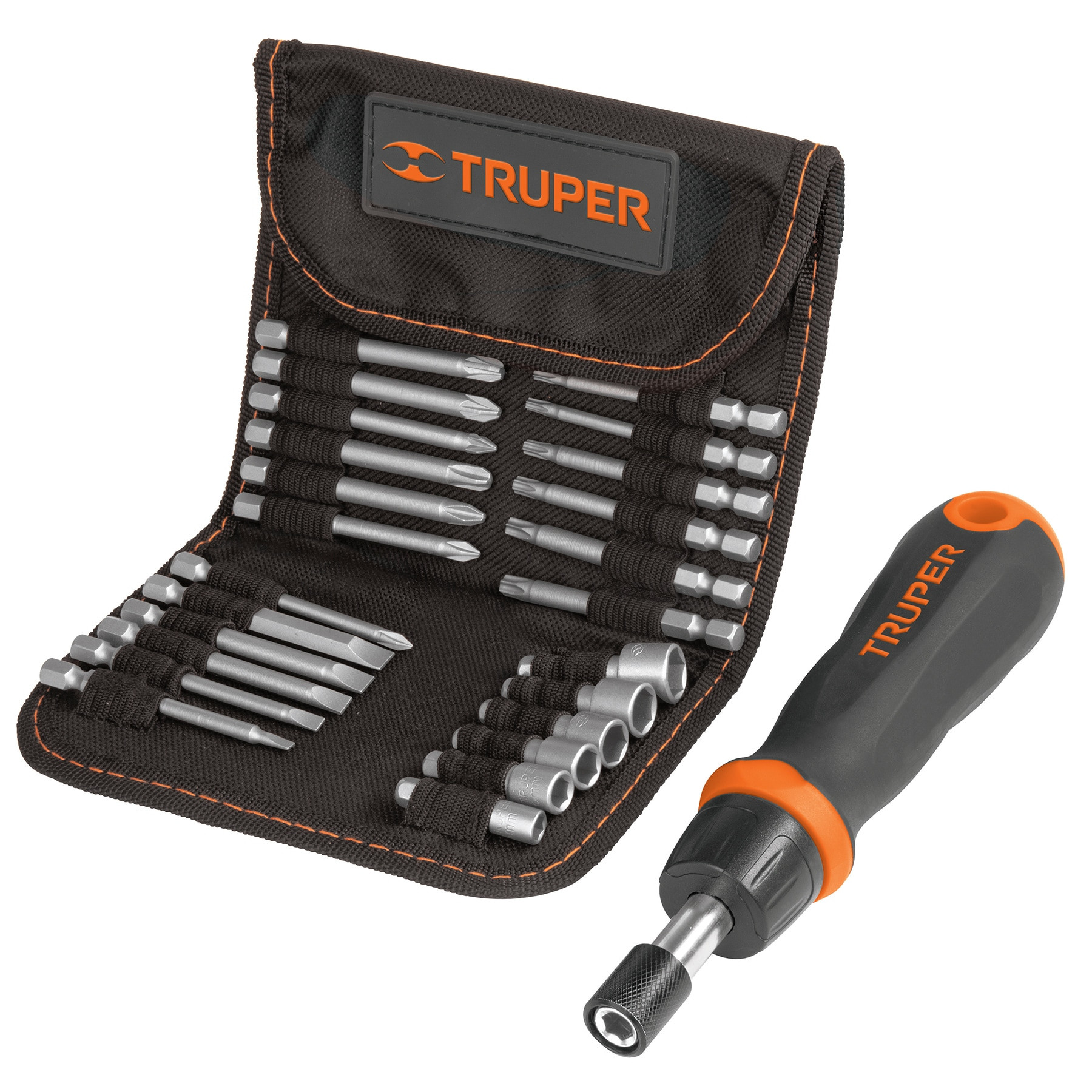 Desarmador tipo matraca con 18 puntas y 6 dados, TRUPER
