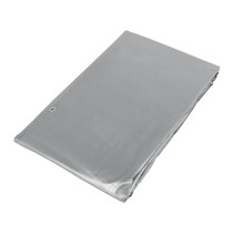 Lona de polietileno reforzada 4 x 6 m, gris, 180g/m2, TRUPER