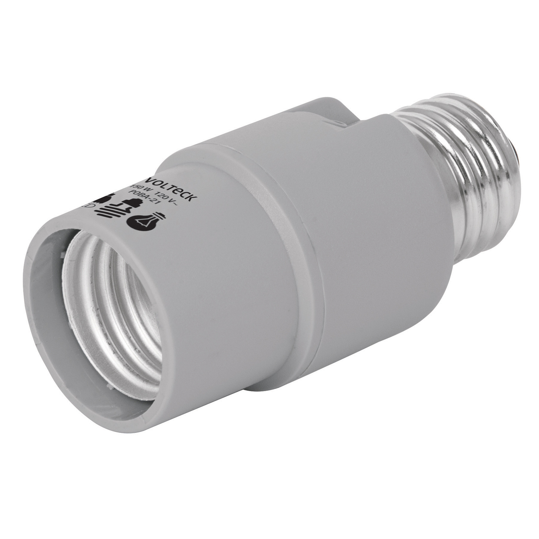 Portalámpara con sensor de luz, VOLTECK