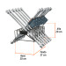 Rack para llaves de cruz, TRUPER