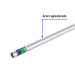 Tubo Conduit 3/4" pared delgada (1 mm), et. verde, 3 m